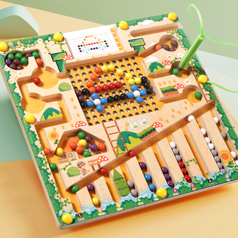 Board Game Education - Magnetic Sorting Games Montessori Puzzle Toys
