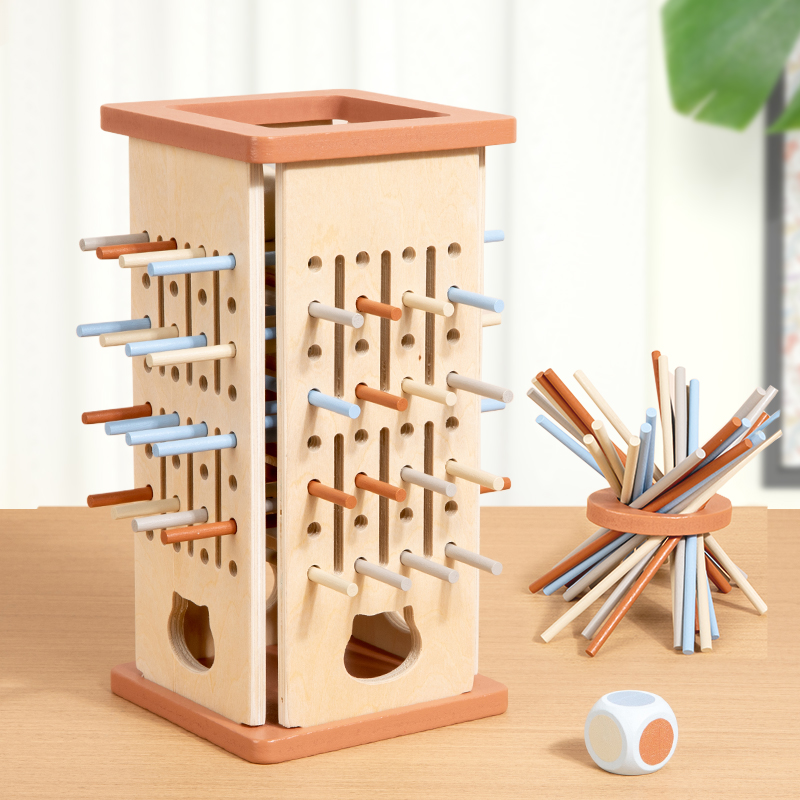 Board Game Education - Wooden Stick Board Game Montessori Game