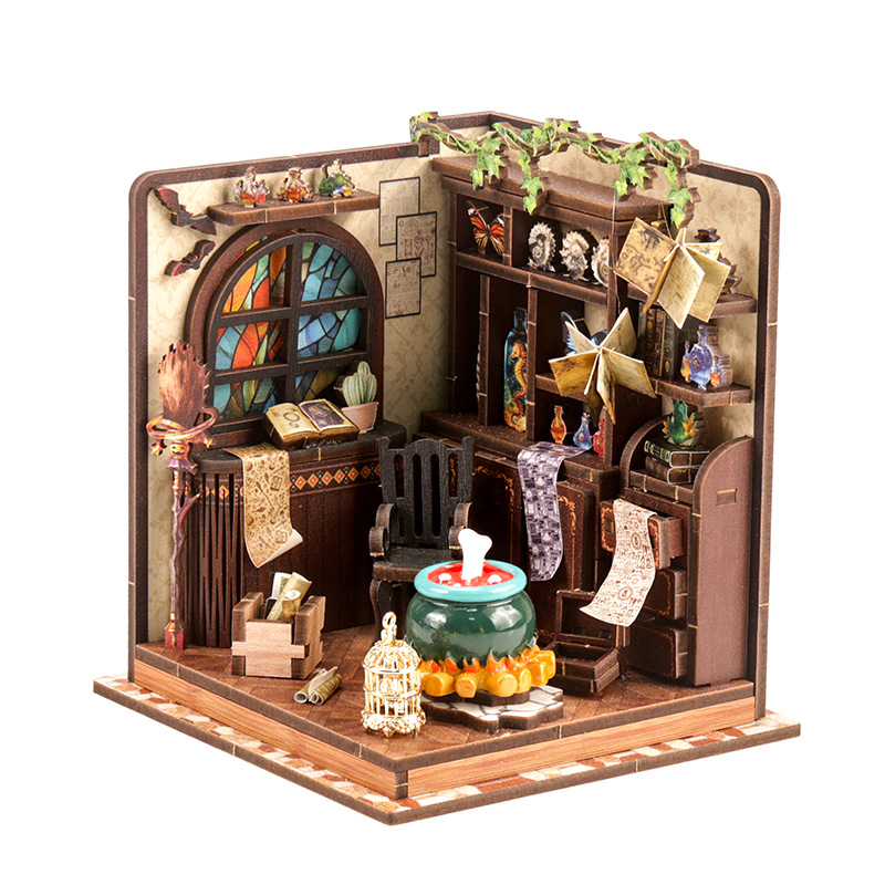 Miniature Terrain Set - DIY Wooden Miniature Model Kit Magic