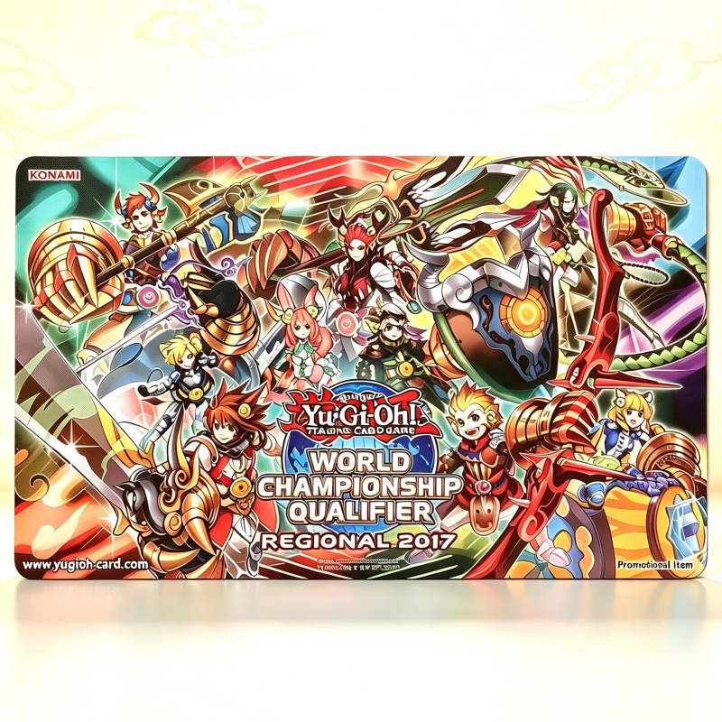 Board Game Yugioh - 600x350mm Yu-Gi-Oh！DIY WCQ Regional 2017 Playmat