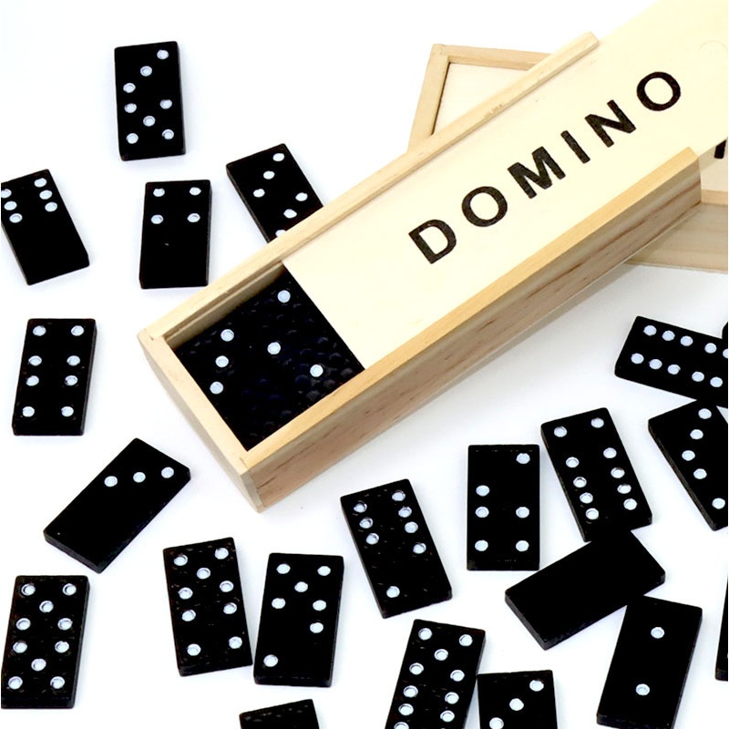 28 Pieces Of Black Dominoes Wo - Board Game Monopoli review and price