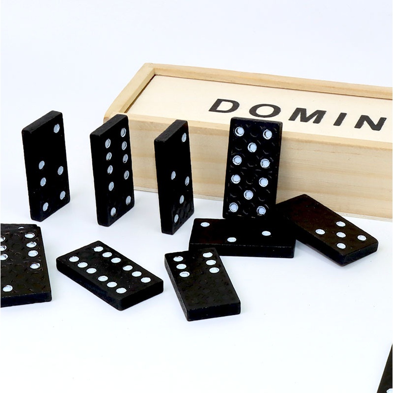 28 Pieces Of Black Dominoes Wo - Board Game Monopoli review and price