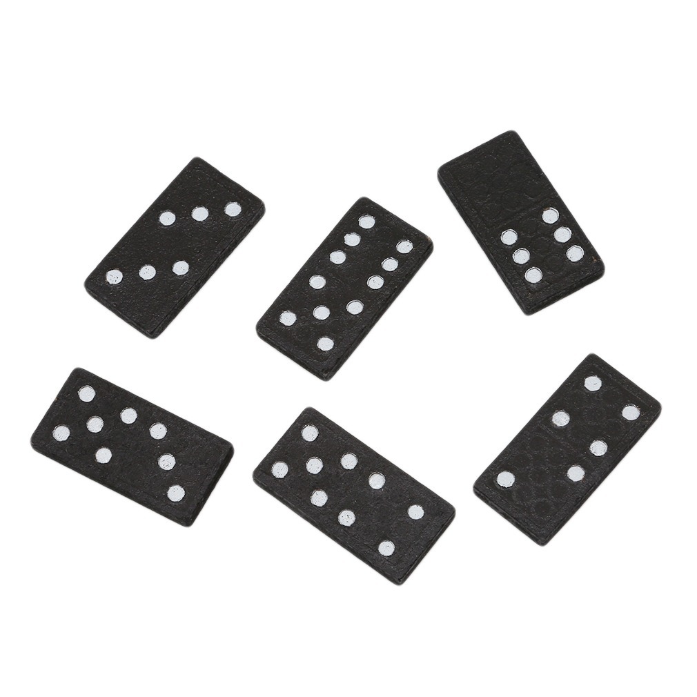 28 Pcs Black Dominoes Wooden B - Board Game Monopoli review and price