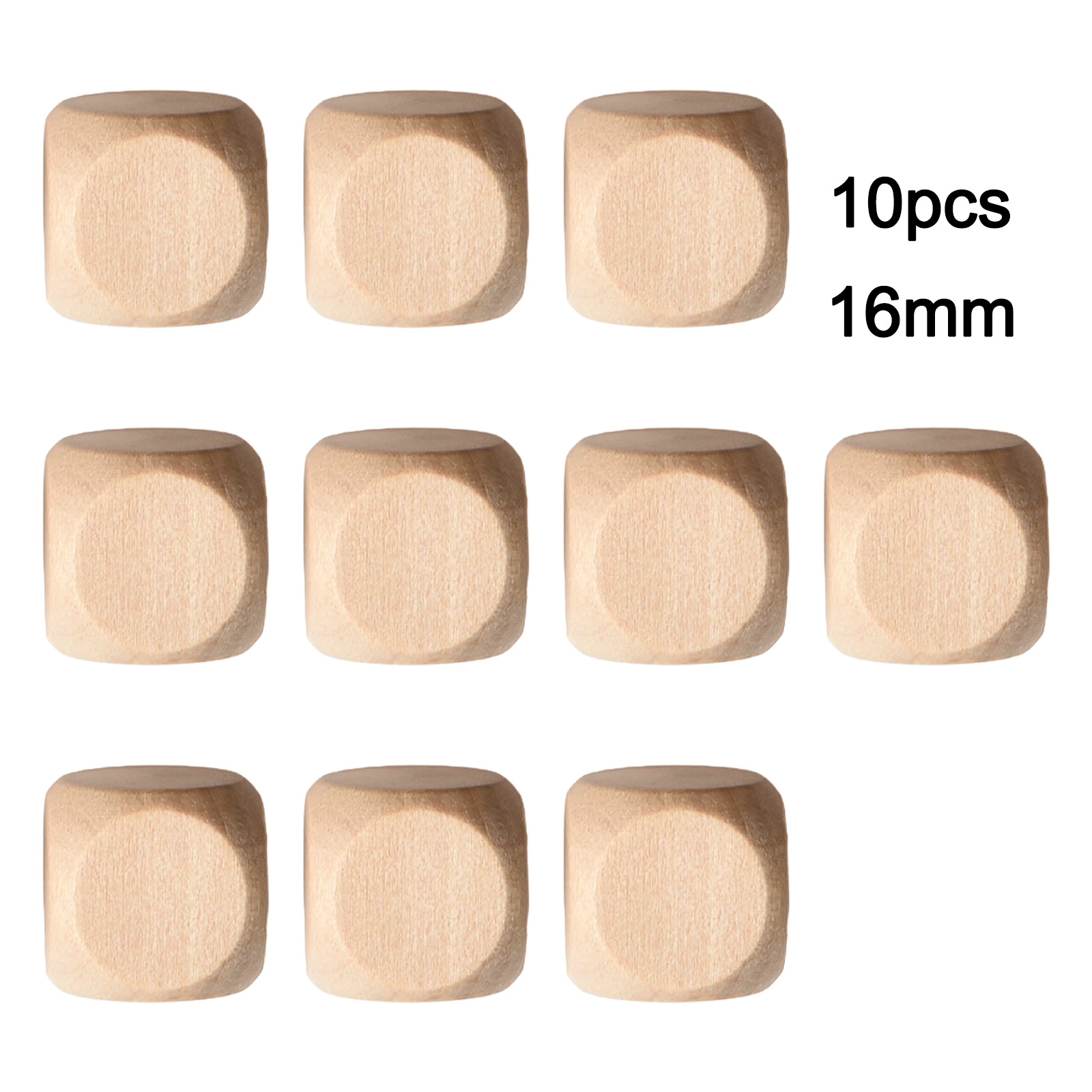10pcs Blank Wooden Dice Natura - Dice Tower Wooden review and price