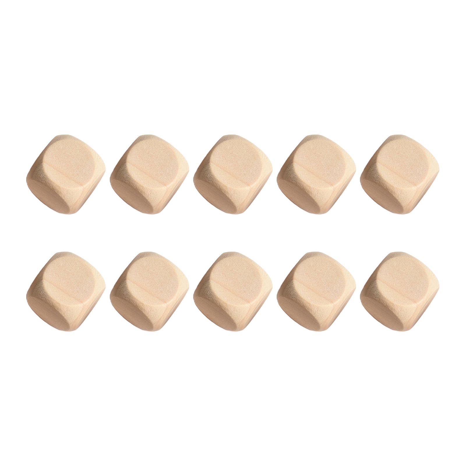 10pcs Blank Wooden Dice Natura - Dice Tower Wooden review and price