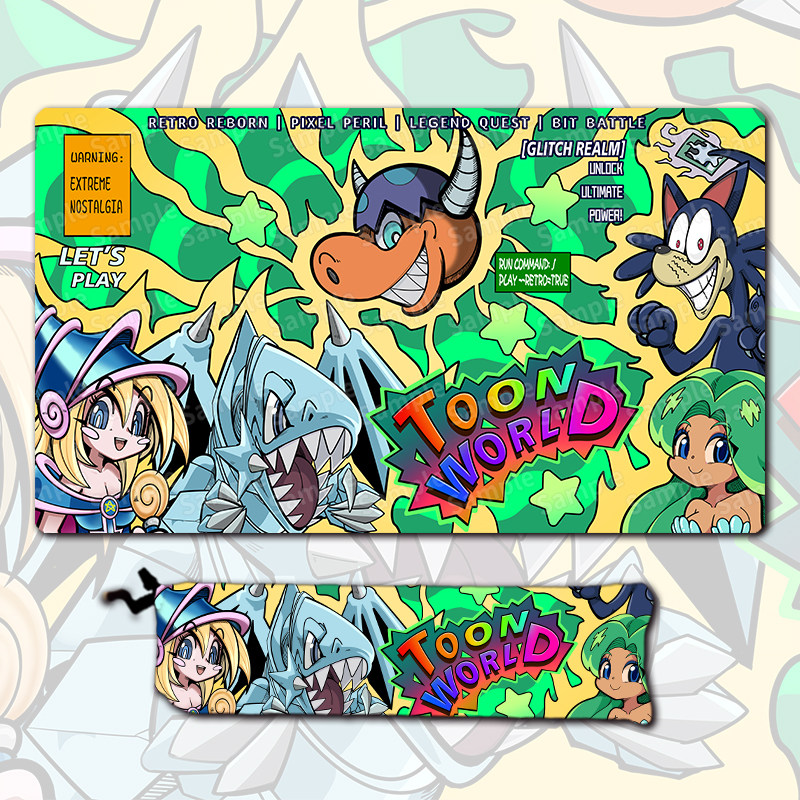 Yu-Gi-Oh! 600x350mm Toon Dark  - Board Game Yugioh review and price