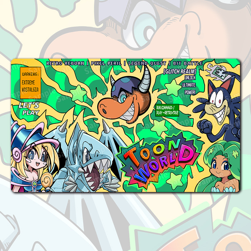 Yu-Gi-Oh! 600x350mm Toon Dark  - Board Game Yugioh review and price