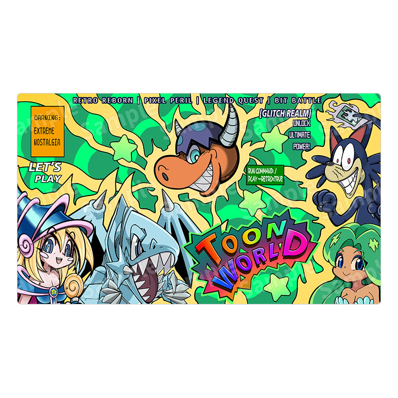 Yu-Gi-Oh! 600x350mm Toon Dark  - Board Game Yugioh review and price