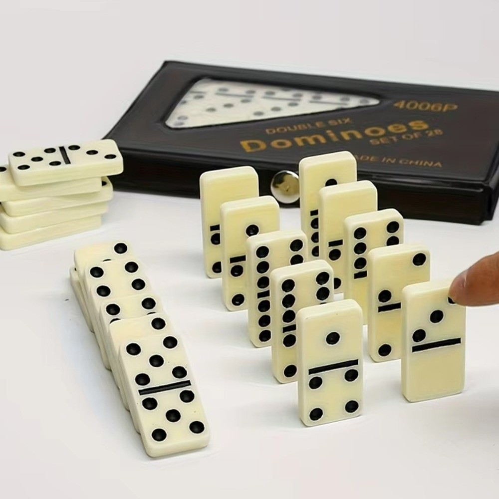 28PCS Double Six Domino Set En - Board Game Monopoli review and price