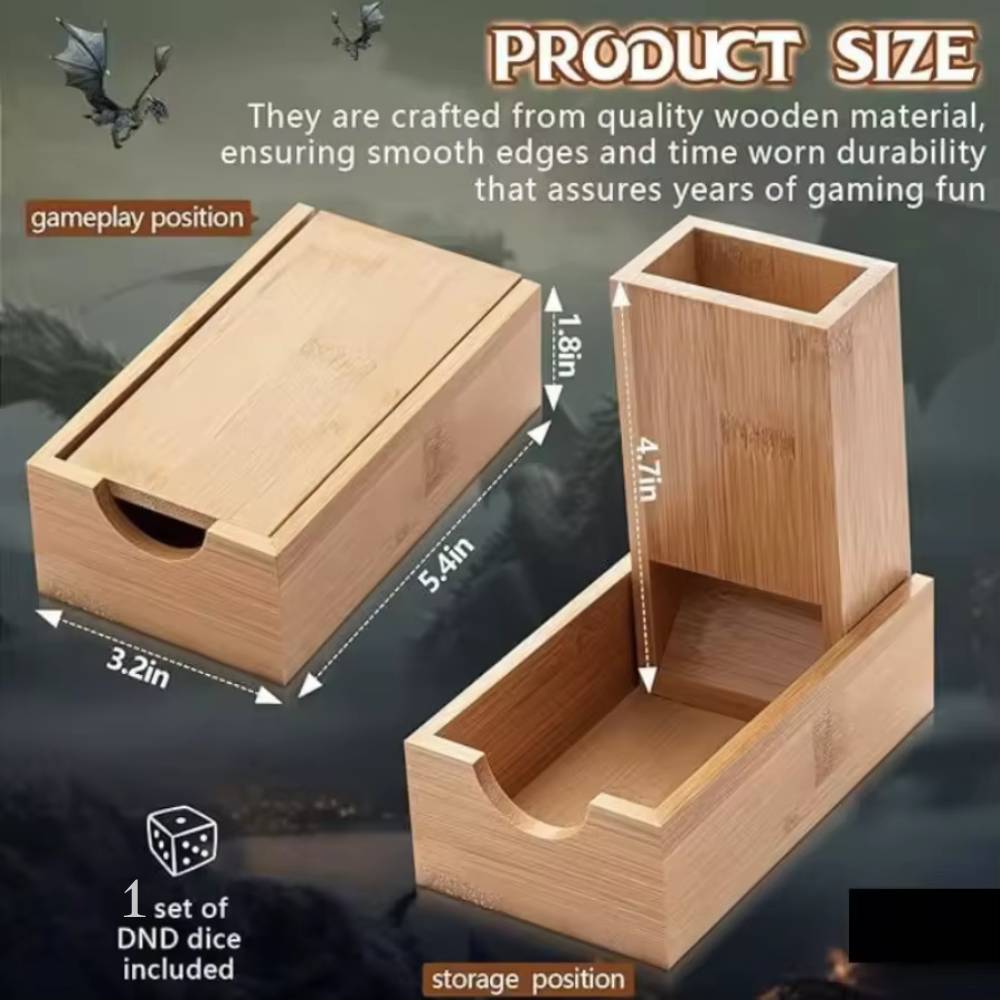 Foldable Dice Tower Dice Stora - Dice Tower Wooden review and price