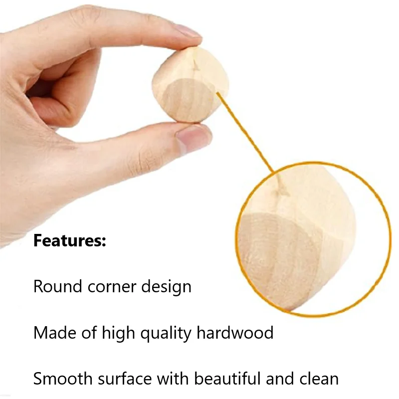 10pcs D6 6 Sided Blank Wood Di - Dice Tower Wooden review and price