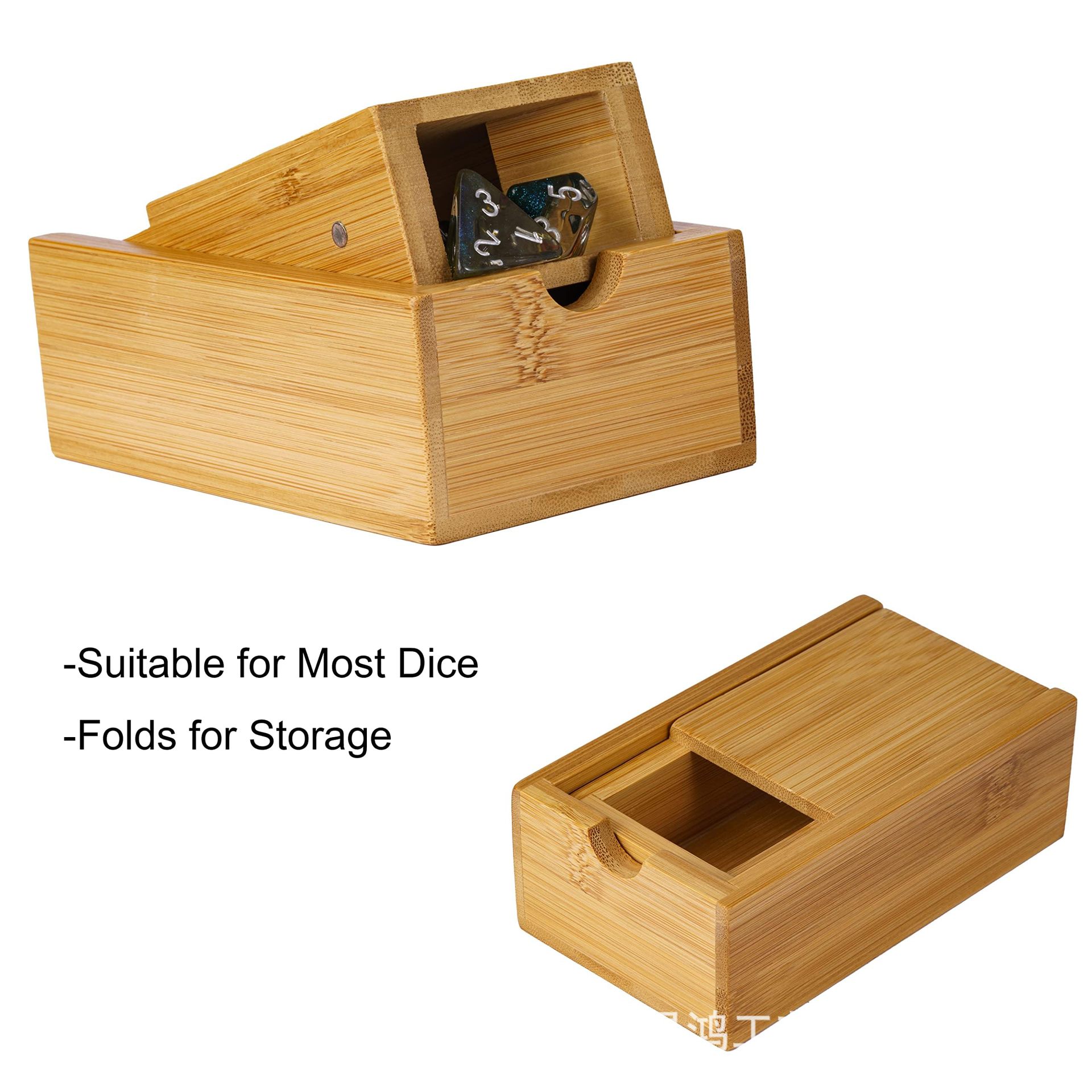 Foldable Wooden Dice Tower Dic - Dice Tower Wooden review and price