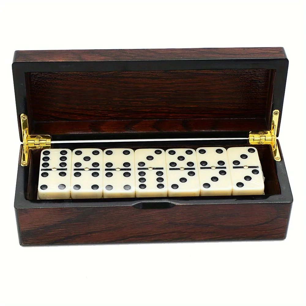[Wooden Dominoes Game Set] 28p - Board Game Monopoli review and price