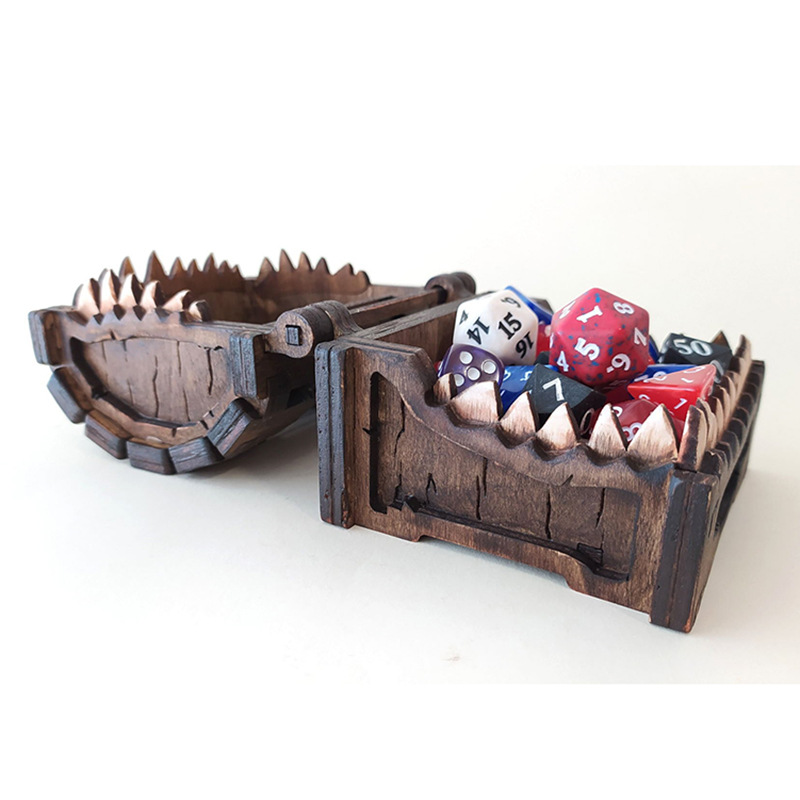 Mimic Chest for Dungeons and D - Dice Tower Wooden review and price