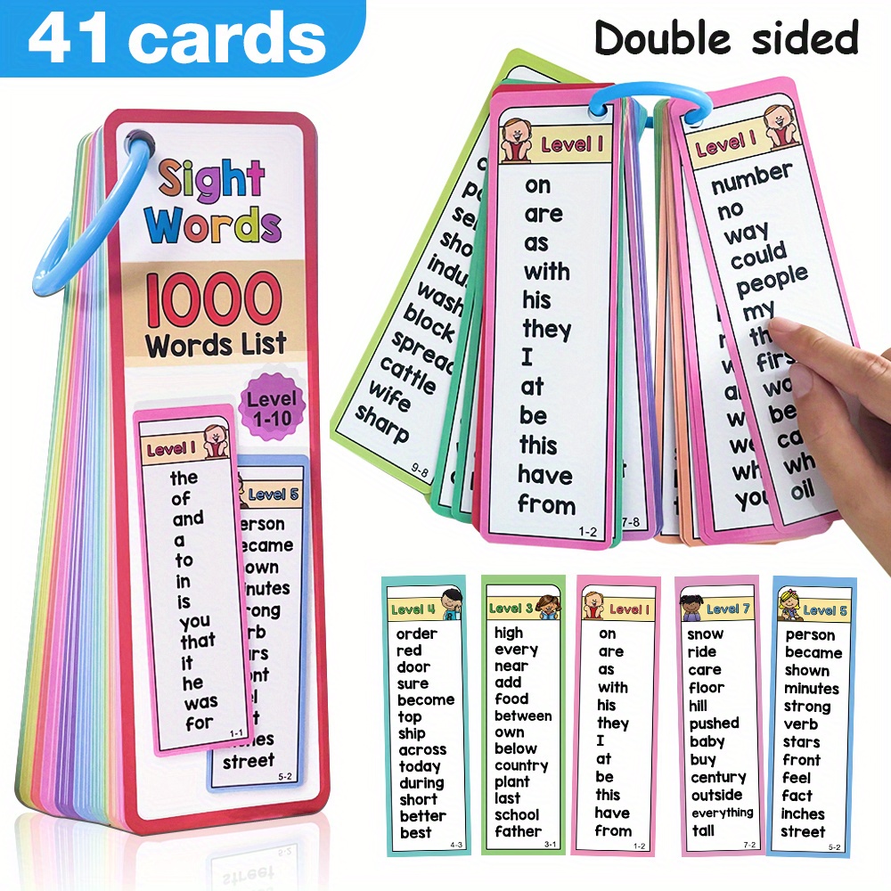 1000 Sight Words Flash Cards f - Board Game Education review and price