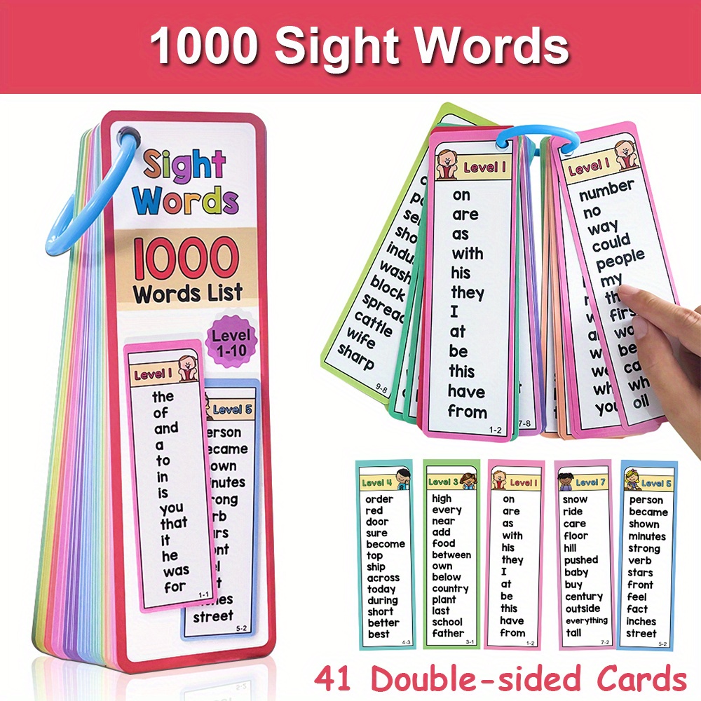 1000 Sight Words Flash Cards f - Board Game Education review and price