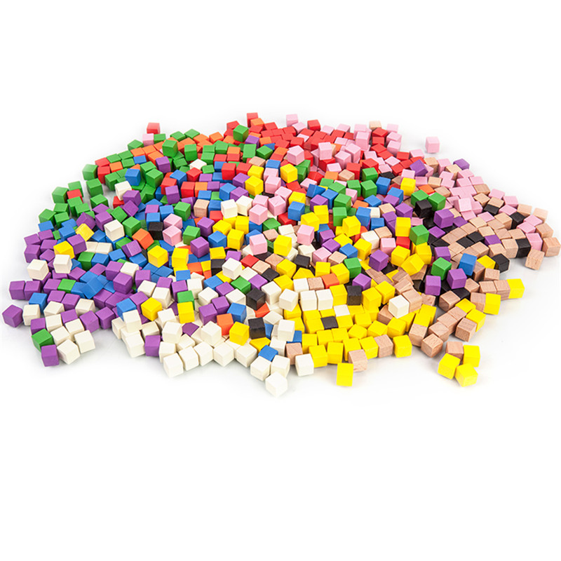100Pcs/lots 14colors 10mm Cube - Dice Tower Wooden review and price