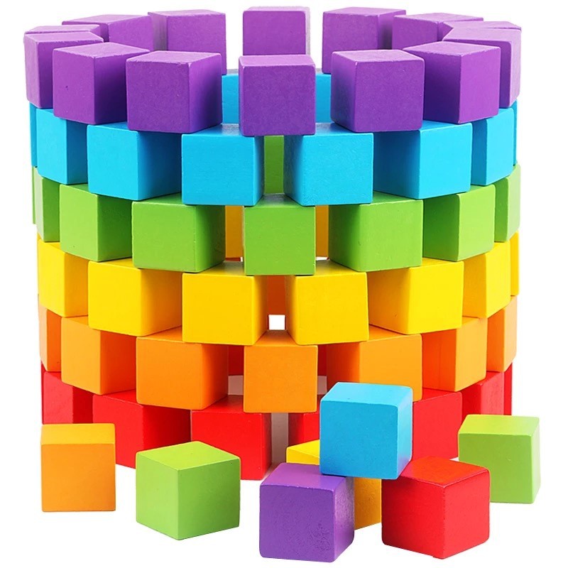 30Pcs/lot 2X2CM Wooden Colorfu - Dice Tower Wooden review and price
