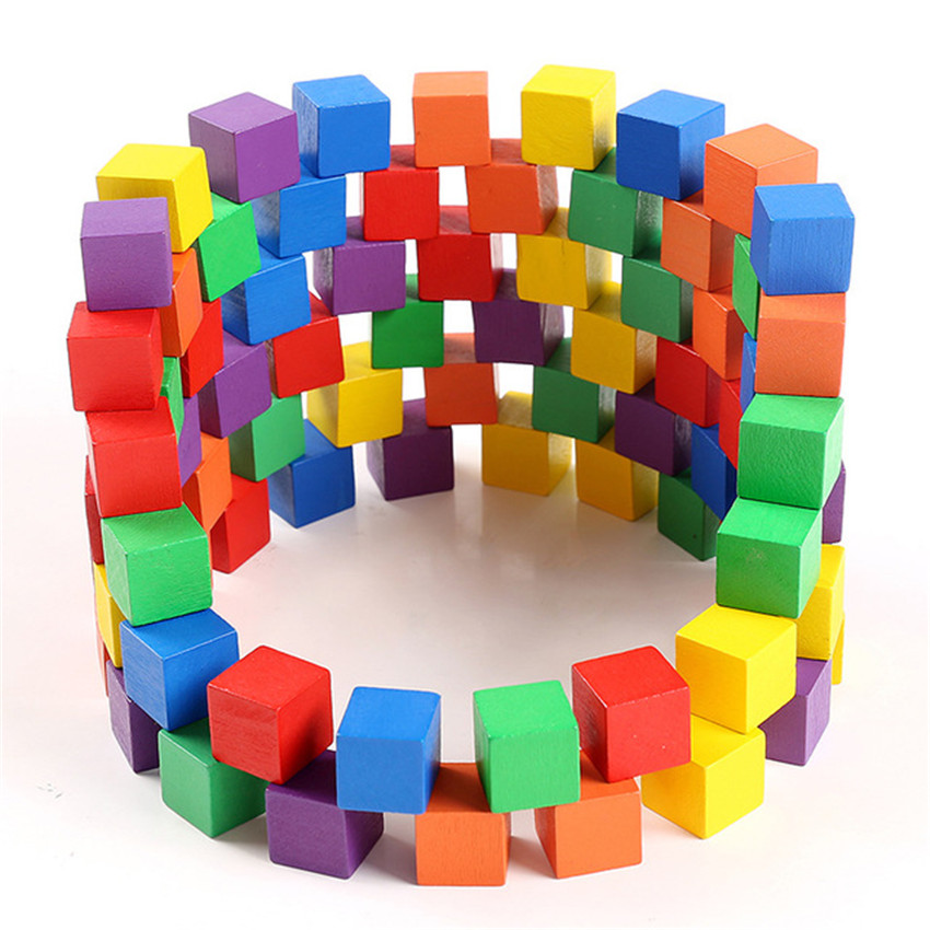 30Pcs/lot 2X2CM Wooden Colorfu - Dice Tower Wooden review and price