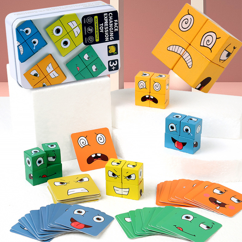 Kids Face Change Expression Pu - Dice Tower Wooden review and price