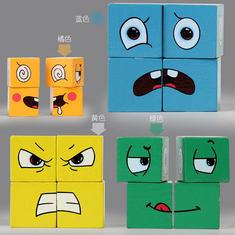 Kids Face Change Expression Pu - Dice Tower Wooden review and price