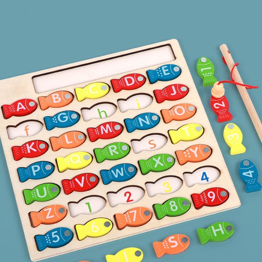 Wooden Fishing Early Education - Board Game Education review and price